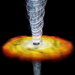 Illustration of Cosmic Web & Mkn 421