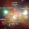 Chandra X-ray Image of Galactic Center, Key Sources Labeled