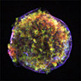 Photo of Tycho's Supernova Remnant