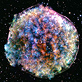 Photo of Tycho's Supernova Remnant