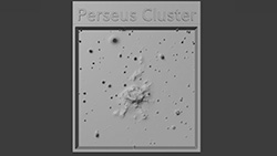 Image of a 3D Perseus Galaxy Cluster