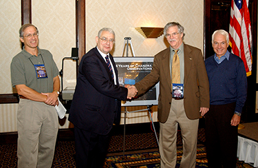 Harvey Tananbaum, Riccardo Giacconi, Martin Weisskopf and Claude Canizares